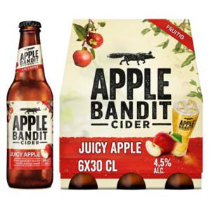 Apple Bandit Cider Juicy Apple Fles 6 x 30cl