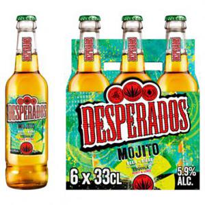 Desperados Mojito Bier Fles 6 x 33cl