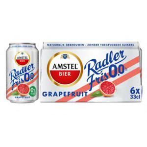 Amstel Radler Fris 0.0 Bier Grapefruit Blik 6 x 33cl