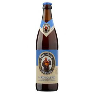 Franziskaner Weissbier Alkoholfrei Naturtrübes Weissbier Fles 0, 5L