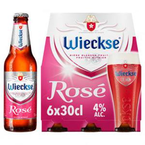 Wieckse Rosé Wit Bier Fles 6 x 30cl