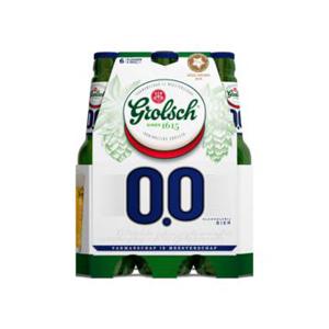 Grolsch 0.0% Alcoholvrij Bier Flessen 6 x 300ml