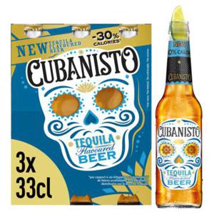 Cubanisto Tequila Flavoured Beer 3 x 330ml