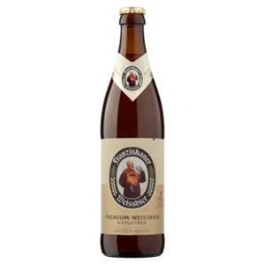 Franziskaner Weissbier Naturtrüb Premium Hefe - Weissbier Fles 0, 5L