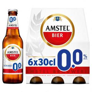 Amstel Pilsener 0.0 Bier Fles 6 x 30cl