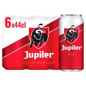 Jupiler Belgische Pils Bier Blikken 6 x 44cl