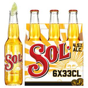 Sol Bier Fles 6 x 33cl