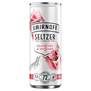 Smirnoff Seltzer Raspberry & Rhubarb