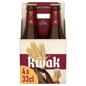 Pauwel Kwak Bier Flessen 4 x 33cl