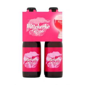 Wittekerke The Fruity Pink Bier Rosé Flessen 4 x 250ml