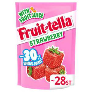 Fruittella -30% Suikers Strawberry 120g