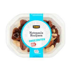 Jumbo Ongezouten Notenmix Rozijnen 150g