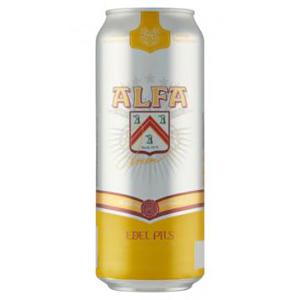 Alfa Edel Pils Premium Dutch Lager Blik 50cl