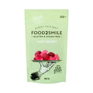 Food2Smile Very Berry Gluten- en Suikervrij 90g