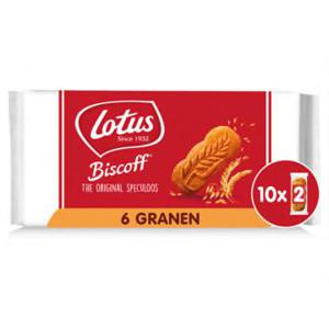 Lotus Biscoff speculoos koek 6 granen 10 x 2 Stuks