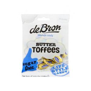 De Bron Butter Toffees Sugarfree 70g