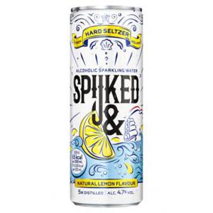 Spijked& Lemon hard seltzer blik