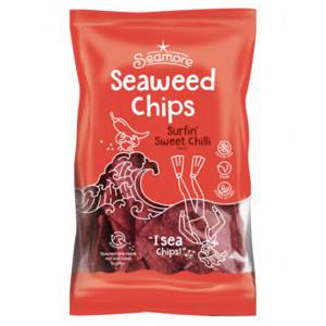 Seamore Seaweed Chips Surfin' Sweet Chilli 135g