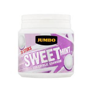 Jumbo Sweet Mint Suikervrije Kauwgom 70 Stuks 105g