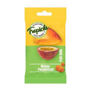 Tropicks Fruitballetjes van Mango en Passievrucht 50g