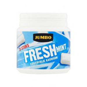 Jumbo Freshmint Suikervrije Kauwgom 70 Stuks 100g