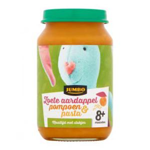 Jumbo Zoete Aardappel Pompoen & Pasta 8+ Maanden 200g