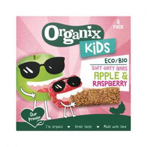 Organix Kids  Granenreep Soft Oaty Bars Apple, Raspberry 6 x 30g