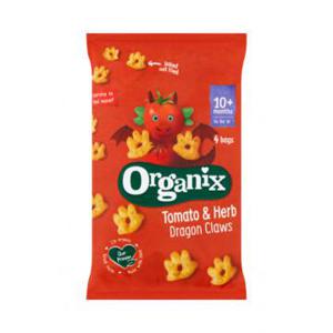 Organix Drakenklauwen Tomaat & Kruiden 10 Maanden 4 x 15g