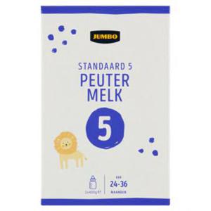 Jumbo Standaard 5 - Peutermelk van 24-36 Maanden - 2 x 400g