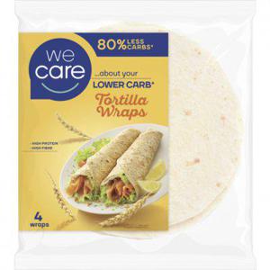 Wecare Lower carb tortilla wraps