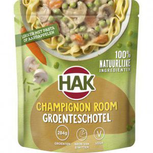 Hak Champignon room groenteschotel