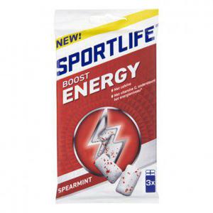 Sportlife Boost energy spearmint 3-pack