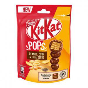 Kitkat Pops melk chocolade pinda mais chia