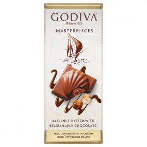 Godiva Masterpieces tablet hazelnut oyster