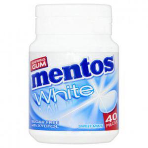 Mentos Gum Bottle white sweet mint