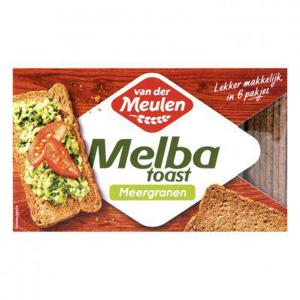 Van der Meulen Melba toast meergranen