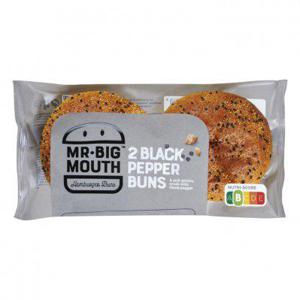 Mr. BigMouth Black pepper hamburgerbroodjes