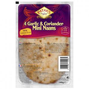 Patak's Mini naan garlic & coriander