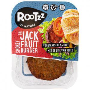 Rootzz of Nature Smokey jackfruit burger