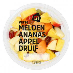 AH Verse meloen, ananas, appel, druif