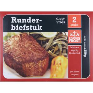 Portion Frost Runderbiefstuk 2 stuks