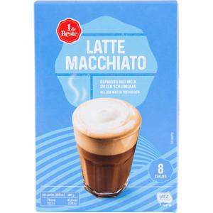 1 de Beste Oploskoffie latte macchiato 8 stuks