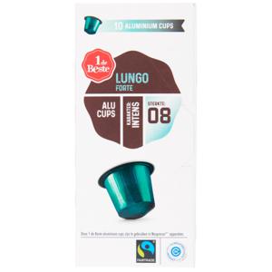 1 de Beste Koffiecups aluminium lungo forte sterkte 8