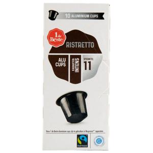 1 de Beste Koffiecups alu. ristretto sterkte 11