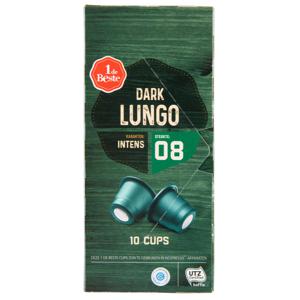 1 de Beste Koffiecups dark lungo sterkte 8