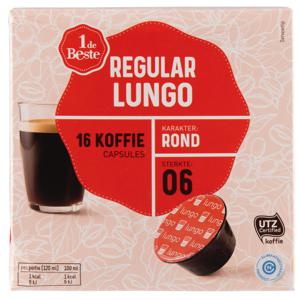 1 de Beste Koffiecups regular lungo sterkte 6 Deze 1 de Beste capsules zijn te gebruiken in Nescafé© Dolce Gusto apparaten©.