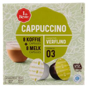 1 de Beste Koffiecups cappuccino  sterkte 3 Deze 1 de Beste capsules zijn te gebruiken in Nescafé© Dolce Gusto apparaten©.