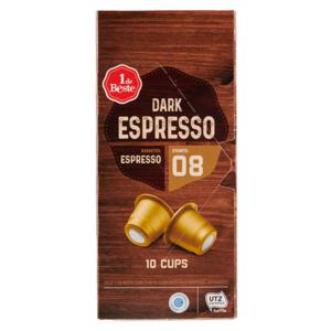 1 de Beste Koffiecups dark espresso sterkte 8