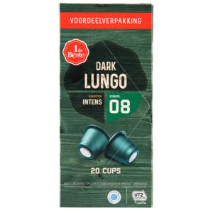 1 de Beste Koffiecups mainstream dark lungo sterkte 8