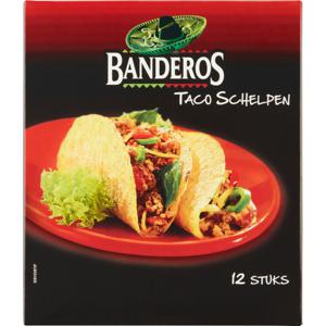 Banderos Tacoschelpen 12 stuks